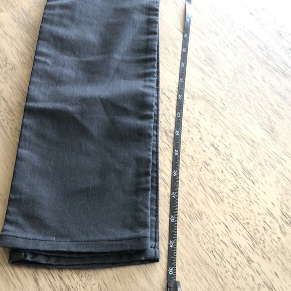 Helmut Lang Wax Coated Pull On Pants Leggings Navy Mid Rise - Sz 26 - Picture 5 of 9
